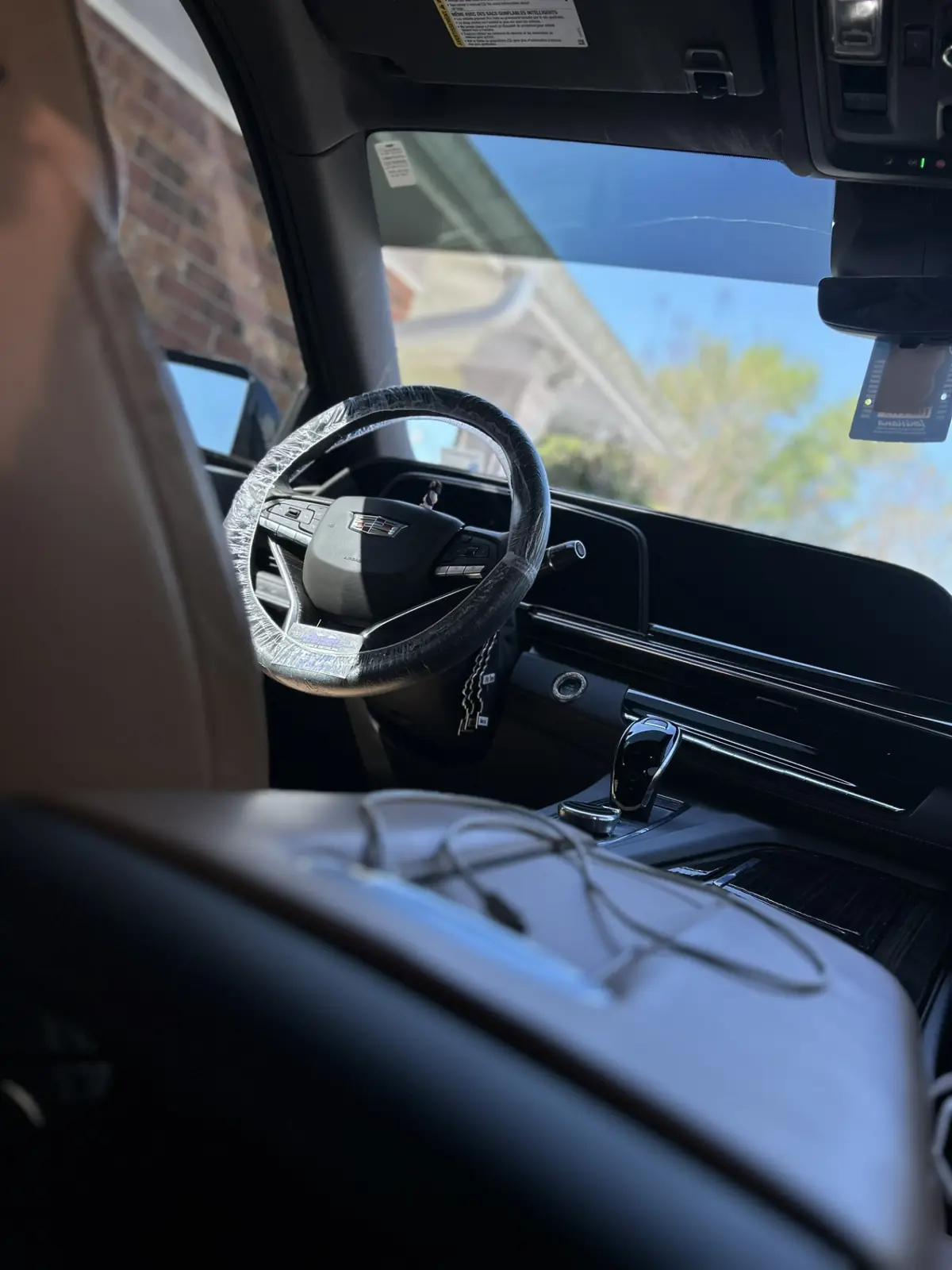 Clean SUV interior with vacuumed carpets and wiped dash after a mobile detail in Kenner, LA